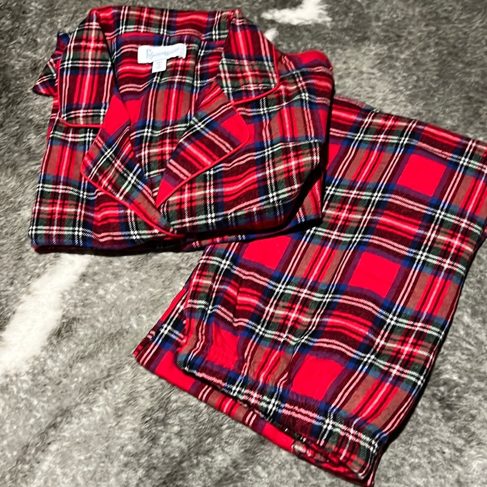 Plaid Pajama Set